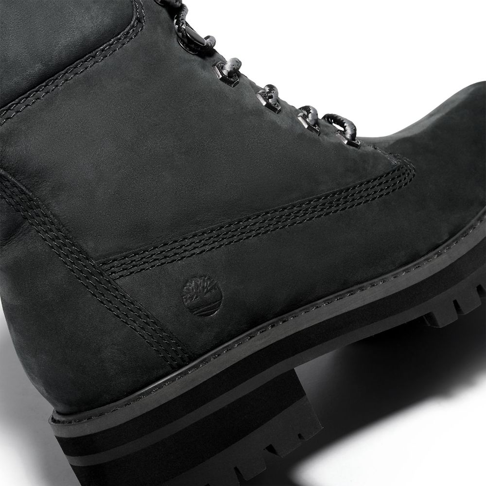 Timberland 6-Inch Μποτακια Γυναικεια Μαυρα - Courmayeur Valley - Greece 4576182-PD